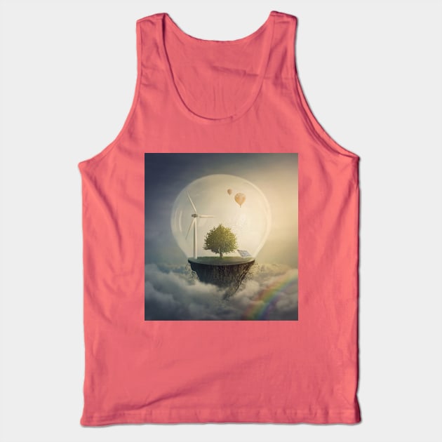 Isolated eco world Tank Top by psychoshadow